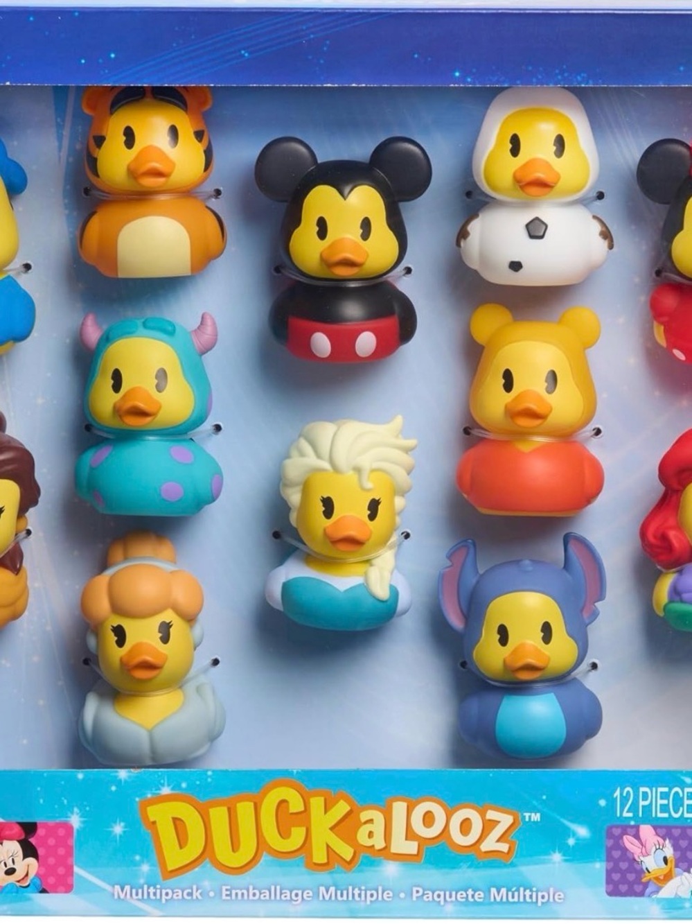 Duckalooz rubber duck Disney cruise 12 character set new princess Mickey Minnie
